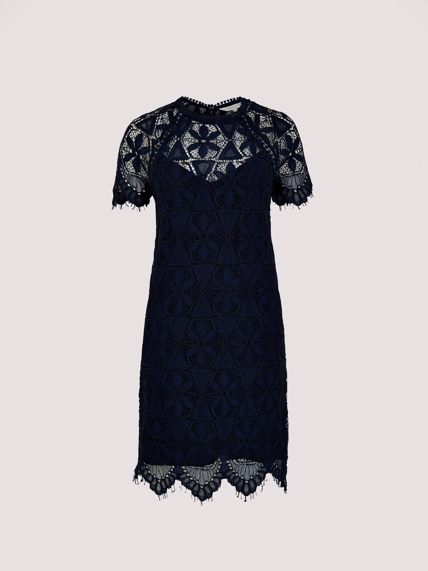 Sandro navy lace dress outlet