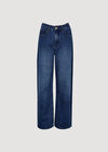 Elisa Wide Straight Leg Jeans, Blue, large