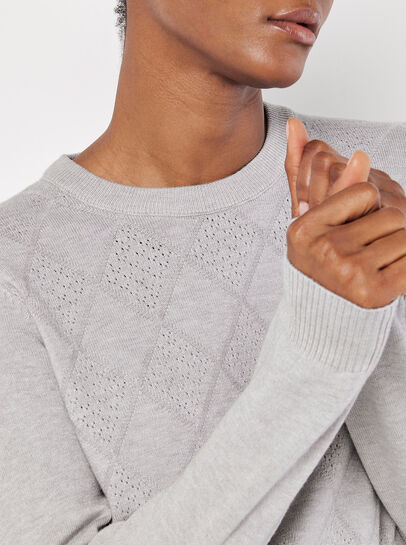Diamond Pointelle Jumper