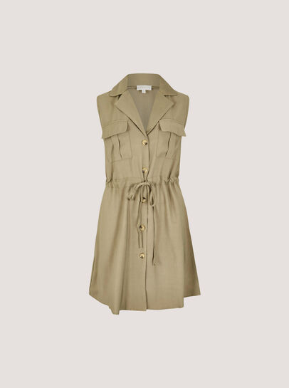 Utility Shirt Mini Dress
