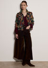 Floral Tapestry Jacket, Black, large