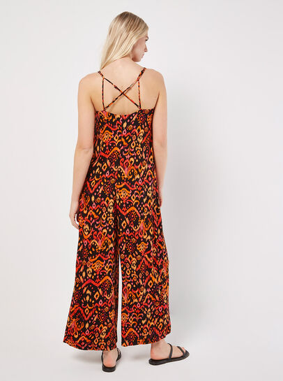 Colourful Ikat Palazzo Jumpsuit