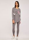 Cosy Knitted Legging, Grey, large