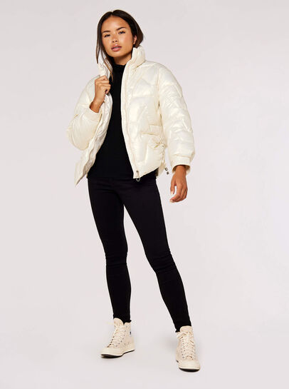 Irridescent Puffer Jacket