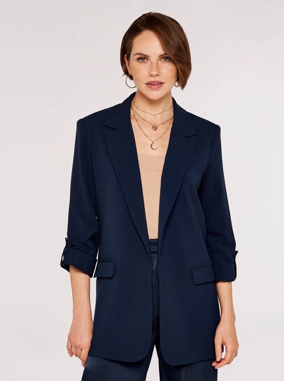 Turn up Sleeve Blazer