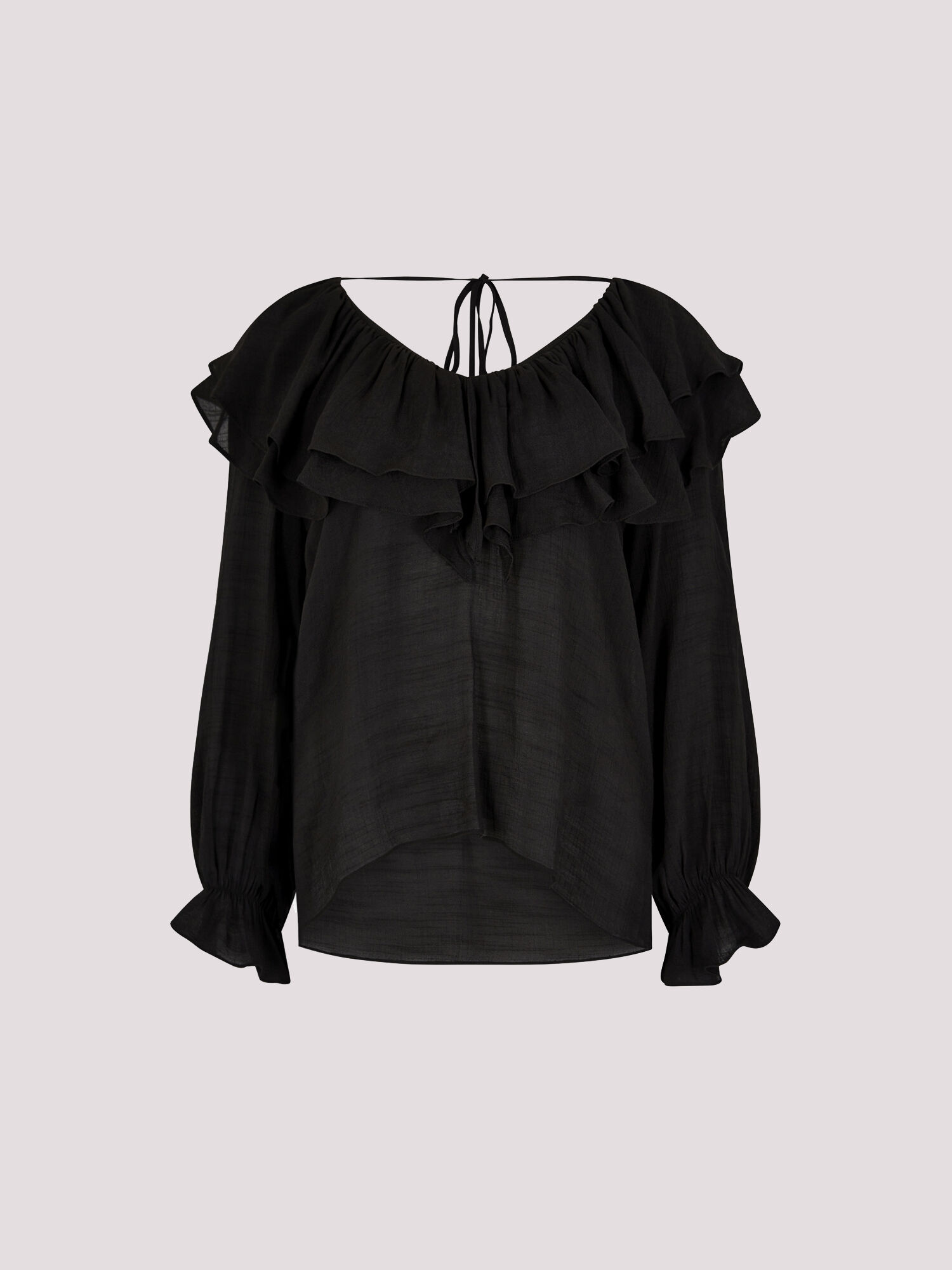PELLICULE cotton ruffle frill blouse 値下げ cotton ruffle frill blouse｜PELLICULE | ぺリキュール