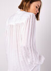 Self Stripe Shirt, White, large
