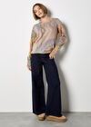Abstract Leaf Jumper, Stone, large