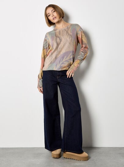 Abstract Leaf Jumper