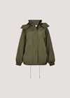Technical Parka Jacket, Khaki, large