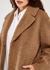 Borg Fur Coat, Stone, large