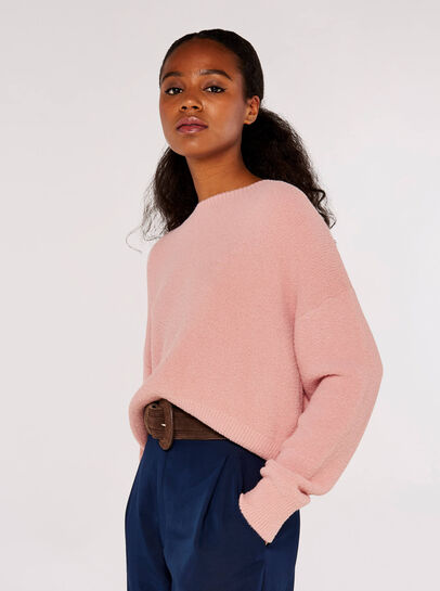 Fuzzy Crop Jumper