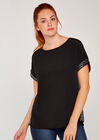 Diamond Sequin Top, Black, large