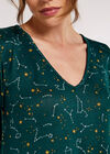Constellation  Tier Dress, Green, large