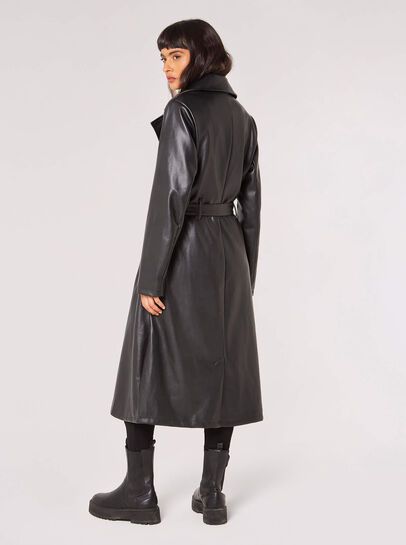 Trench Aspect Cuir
