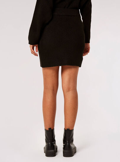 Boucle Knitted Mini Skirt