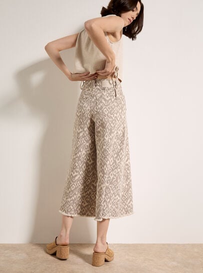Ikat Gianna Wide-Leg Jeans
