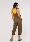 Tie Shoulder Jumpsuit, Khaki, large