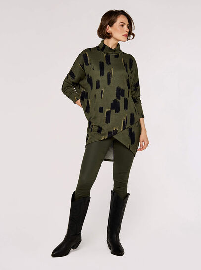 Paintstroke Wrap Tunic