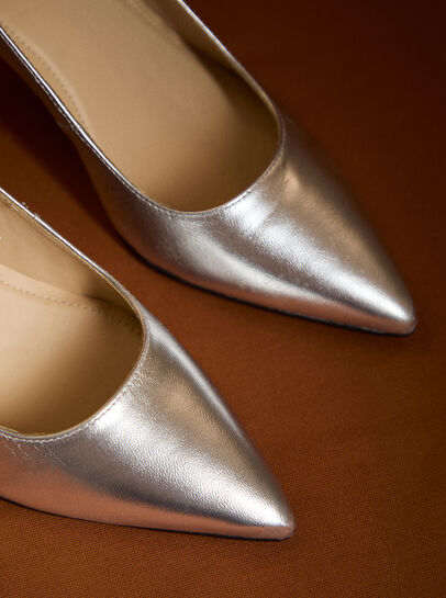 Leather Stiletto Heel Shoes