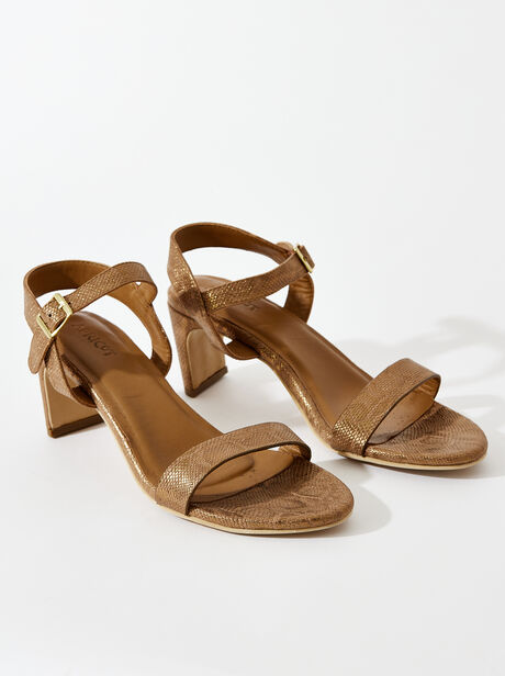 Golden Party Sandal