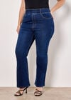 Curve Lola High-Waist Flare Jeggings, Blue, large