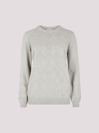 Diamond Pointelle Jumper