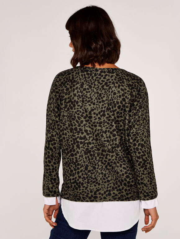 Animal Pebble Top, Khaki, large