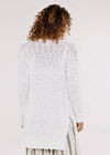 Textured Slub Cardigan, Cream, large