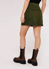 Patch Pocket Mini Skirt, Green, large