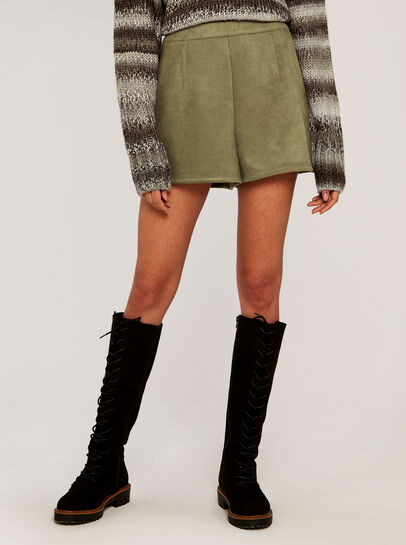 Suede Shorts