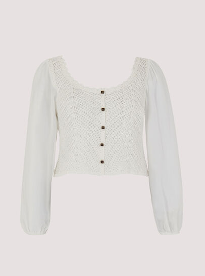 Crochet Crop Cardigan