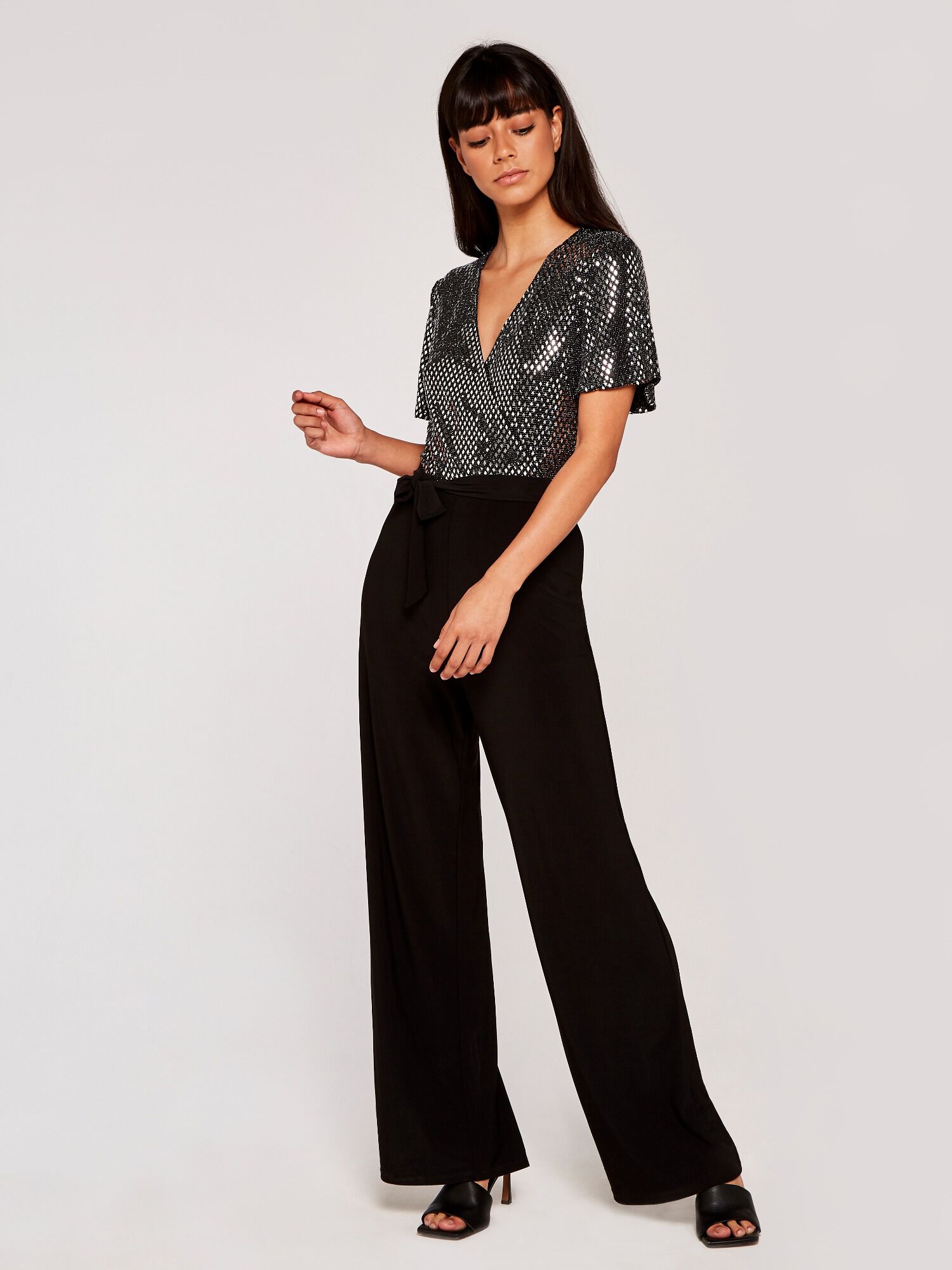 Womens sequin jumpsuit top