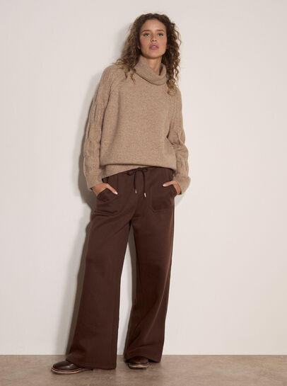 Melange Roll Neck Jumper
