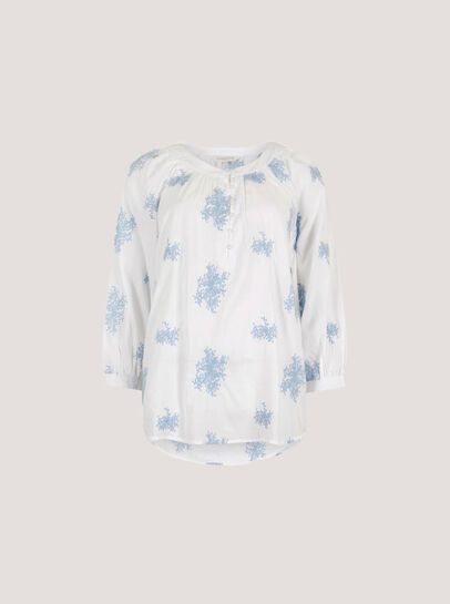 Embroidered Floral Blouse