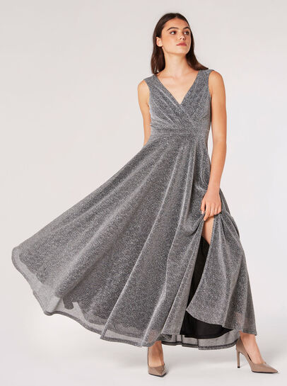 Sparkle Lurex Maxi Dress