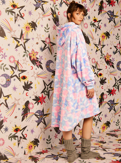 Colourful Clouds Blanket  Hoodie