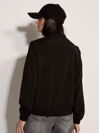Lightweight Woven Bomber Jacket