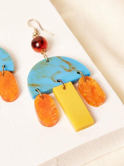 Mushroom Drop Shape Earrings