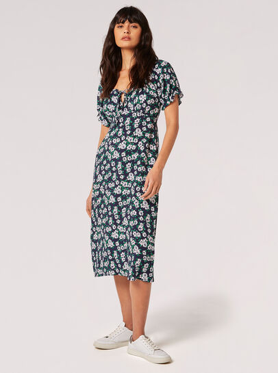 Daisy Floral Midi Dress