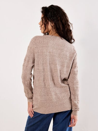 Soft Pointelle Knit Jumper