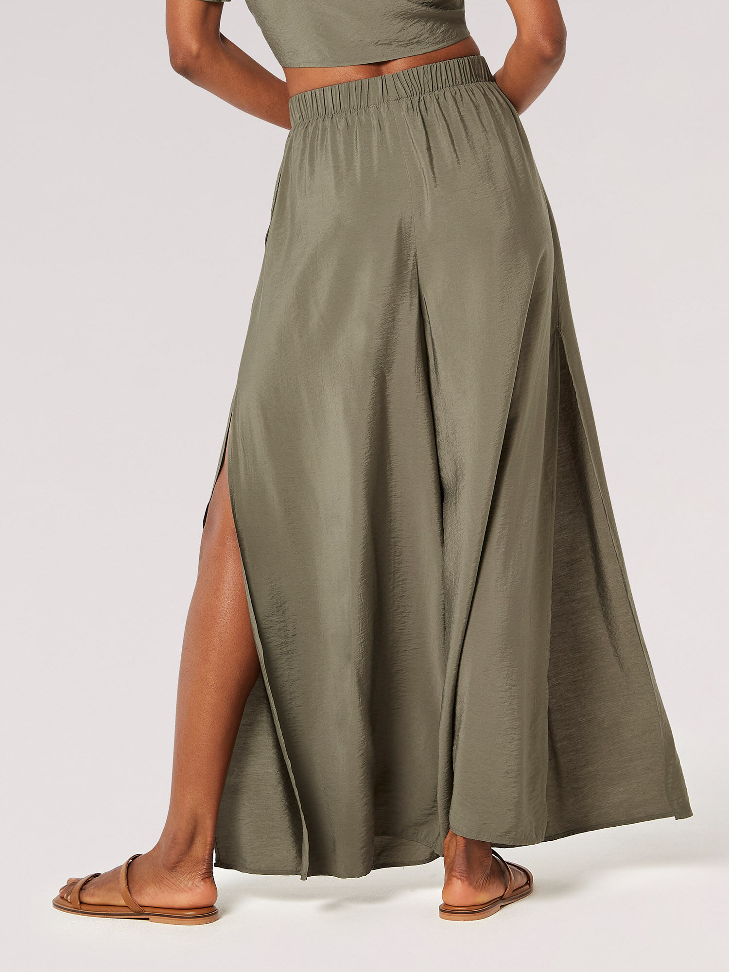 Palazzohose mit schlitz clearance
