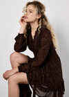 Paisley Mini Dress, Rust, large