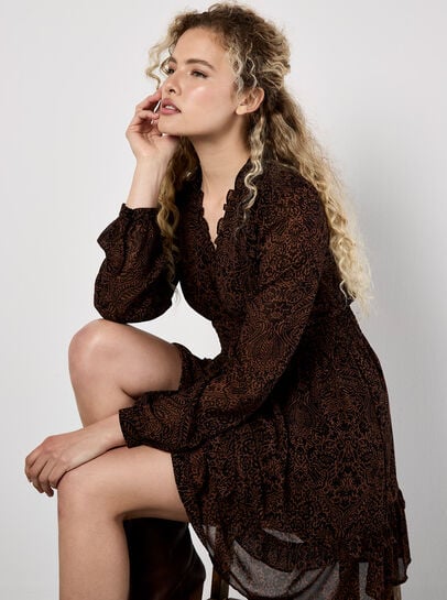 Paisley Mini Dress
