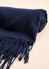 Lightweight Summer Pashmina, Navy, large