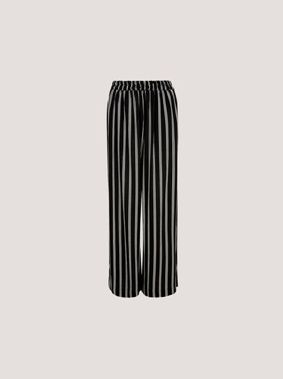 Stripe Wide Leg Trousers