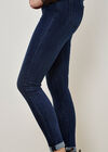 Sienna Skinny Fit Dark Wash Jeans, Navy, large
