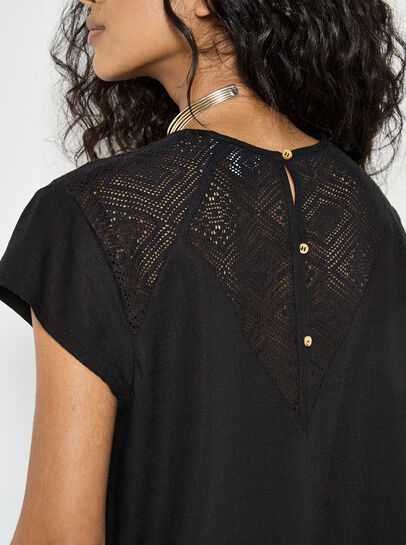 Crochet Insert T-Shirt