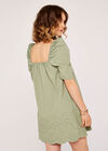 Broderie Anglaise Milkmaid Dress, Mint, large
