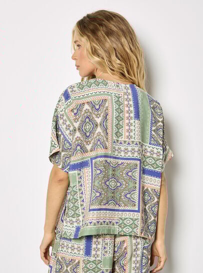 Folk Patchwork Blouse